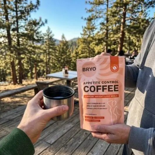 BRYO Coffee enjoyed outdoors